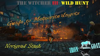 The Witcher 3 Wild Hunt  Easy Guide to Meteorite Ingots  Novigrad Stash [upl. by Jamilla299]