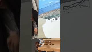 How To Mix Realistic Sand Colors For Oil Paint shorts [upl. by Asoramla]