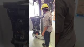 training unit reach truck [upl. by Adnohsal]