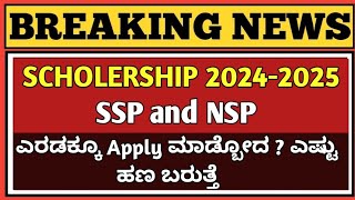 SSP SCHOLARSHIP APPLICATION START 202425SSP SCHOLARSHIP UPDATE [upl. by Landes]