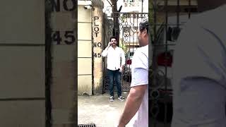 Arbaaz Khan pays last respect to Malaika Arora father Anil Arora ArbaazKhan malaikaarora shorts [upl. by Idner]