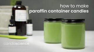 How to Make Simple Paraffin Candles  Candle Making Guides  CandleScience [upl. by Yelrihs]