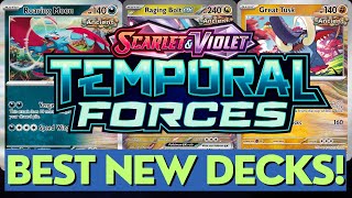 Top 5 Best New Temporal Forces Decks w PTCGL Lists [upl. by Darbee629]