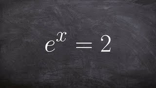 Solving a basic exponential equation [upl. by Derfla]