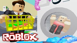 Roblox  Escape the Launderette  EVIL KILLER GRANDMA [upl. by Ielhsa]