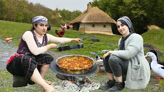 700YearOld Lasagna Recipe Revived in Our Village Kitchen [upl. by Holt144]