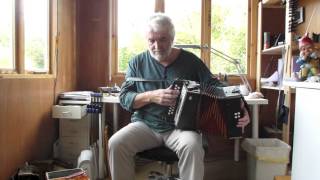 Belle Isles March  Lester  Melodeon [upl. by Itsa]