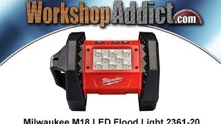 Milwaukee 236120 M18 LED flood light review [upl. by Judus]