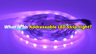 What is an Addressable LED Strip Light [upl. by Nivaj]