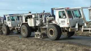 Thumper Trucks Mapping Marcellus Shale Clymer PA [upl. by Aliac]