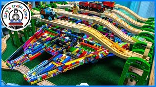 LEGO MILLENNIUM FALCON SPACE BASE Fun Toy Trains for Kids [upl. by Navak]