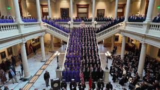 The Tabernacle Choir 911 Program Georgia State Capitol  The National Anthem [upl. by Imalda]