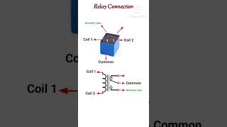 Relay connection  shorts relay electroniccomponents rahulkielectronic [upl. by Doerrer]