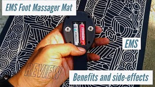 How to use EMS Foot Massager Mat  BENEFITS OF EMS FOOT MASSAGER  DEEPAK KUMAR VLOGS [upl. by Aihsenor78]