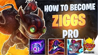 WILD RIFT  How To Become A Ziggs PRO  Challenger Ziggs Gameplay  Guide amp Build [upl. by Eltotsira]