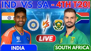 India vs South Africa 4th T20 Live Cricket Score Commentary  IND vs SA Live Match Today [upl. by Kareem]