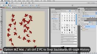 Brushes 5  Dual Brush  Photoshop Tutorial [upl. by Ettenal]