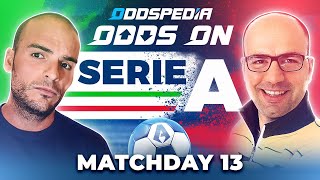 Odds On Serie A Predictions 202324 Matchday 13  Best Football Betting Tips amp Picks [upl. by Eillas]