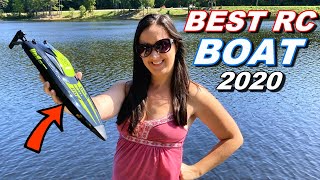 BEST BRUSHLESS FAST amp CHEAP RTR RC Boat 2020 Money Can Buy  Self Righting  TheRcSaylors [upl. by Alethea]