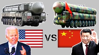 USA vs China Military power comparison  China vs USA Military power comparison [upl. by Otilopih]