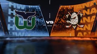 EA Sports NHL 25 Hartford Whalers 🆚 Anaheim Ducks exhibition game [upl. by Adore]