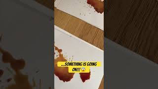 Transforming Coffee Stains Into Stunning Art  Creative Sketching Techniques coffee shorts [upl. by Gianni]