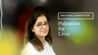 Palpation for Liver [upl. by Arabeila]