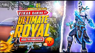 🤫ARCTIC ULTIMATE SUIT GAME PLAY IN ULTIMATE ROYAL RANK PUSH I PUBG MOBILE l VIKAS GAMING YT LIVE [upl. by Raskin]