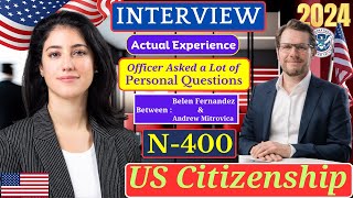 2024 US Citizenship Interview and Test  N400 Naturalization Interview 2008 Version [upl. by Fauver627]