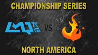 LMQ vs CRS  2014 NA LCS Summer Playoffs 3rd Place G1 [upl. by Hecker204]