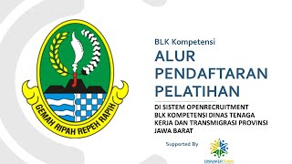 APLIKASI PENDAFTARAN BLK KOMPETENSI [upl. by Yenattirb124]