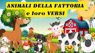 quotScopri i Versi degli Animali della Fattoria  Video Educativo per Bambiniquot [upl. by Nerahs]