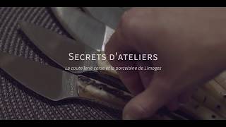 Teaser Secrets dateliers 5 La coutellerie corse et la porcelaine de Limoges [upl. by Beverly]