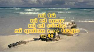 LA OREJA DE VAN GOGH  LA PLAYA  KARAOKE [upl. by Colburn807]