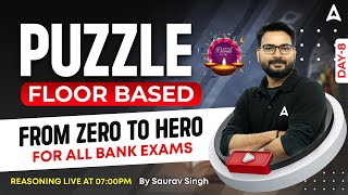 Puzzles Floor Based Reasoning for all Bank Exams  Reasoning Tricks by Saurav Singh Class 6 [upl. by Woodruff]