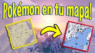 POKéMON🦆 en el MINIMAPA🗺️  MOD⚙️ JOURNEYMAP  MODs para MINECRAFT [upl. by Ennovahs319]