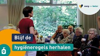 Verzorgende IG Antoinette quotBlijf de hygiëneregels herhalenquot [upl. by Ahsal]