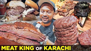 Meat King of Karachi  Smoked Ribs Briskets Gourmet Burgers  Texas BBQ in Pakistan by Smoky Bs [upl. by Ellenrad712]