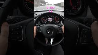 Mercedes GLA 16 200 hp Acceleration [upl. by Leonora]