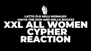 XXL AllWomen Cypher Reaction  Latto Flo Milli Monaleo Maiya The Don and Mello Buckzz [upl. by Airt223]