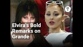 Elvira Calls Out Ariana Grandes Diva Attitude [upl. by Etnemelc]