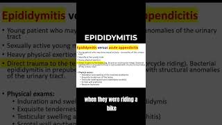 Why Your Balls Are Swollen Epididymitis from Appendicitis  MCCQE1 [upl. by Ernestus853]