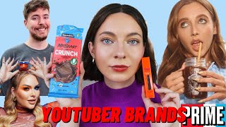 TESTING YOUTUBER BRANDS  MR BEAST CHAMBERLAIN COFFEE PRIME [upl. by Converse]