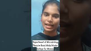 Department of Microbiology under DBT Star college Scheme TBAKCW successstories [upl. by Odnamra]