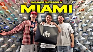 Shopping at the BEST Sneaker Stores in Miami [upl. by Namlaz]