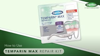 How to use DenTek Temparin Max Dental Repair Kit [upl. by Llennyl]