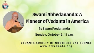 Swami Abhedananda A Pioneer of Vedanta in America by Swami Vedananda [upl. by Wiersma126]