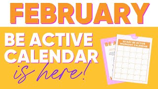 Keep your 2024 fitness momentum rolling with this months Be Active Workout Calendar [upl. by Ainattirb]