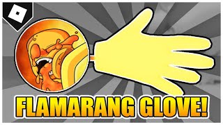 Slap Battles  How to get FLAMARANG GLOVE  quotUNDERKILLquot BADGE ROBLOX [upl. by Adamsen]