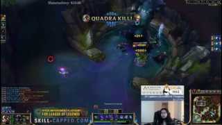 Imaqtpie 1v5 Penta Kill with Corki ft Baron Ok [upl. by Ireva111]